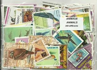 Balíček známek - Fauna mix - 300 ks