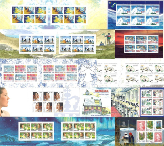 Známkové sešitky - Grónsko - 1996 - 2006 - 10 ks
