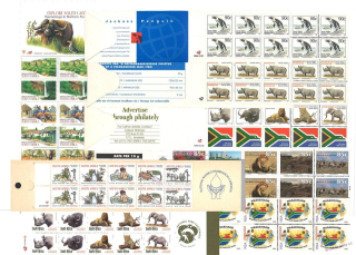 Známkové sešitky - Jihoafrická republika - 1993 - 2000 - 10 ks