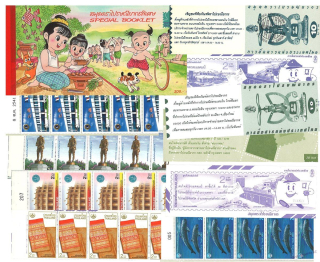Známkové sešitky - Thajsko - 1984 - 2001 - 10 ks