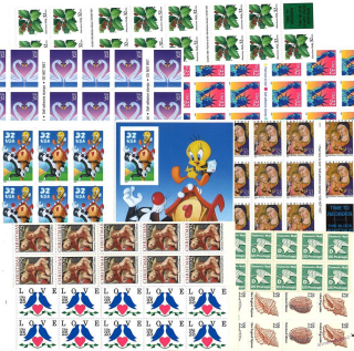 Známkové sešitky - USA - 1956 - 2000 - 10 ks