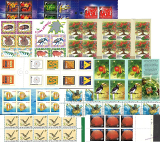 Známkové sešitky - Singapur - 1989 - 2001 - 10 ks